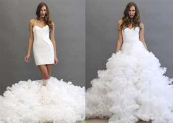 свадебное платье - Два в одном