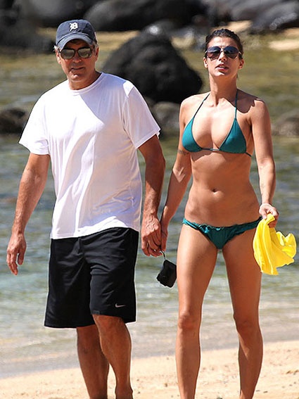 Влюбленные Джордж Клуни и Амаль на отдыхе